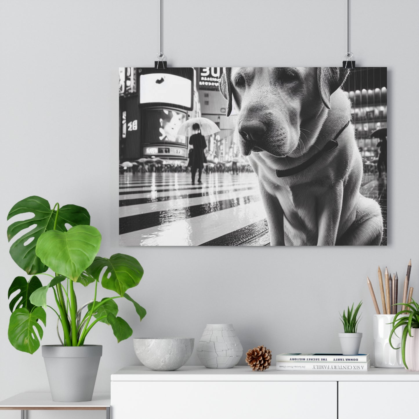 Rainy Biggies Giclée Art Print