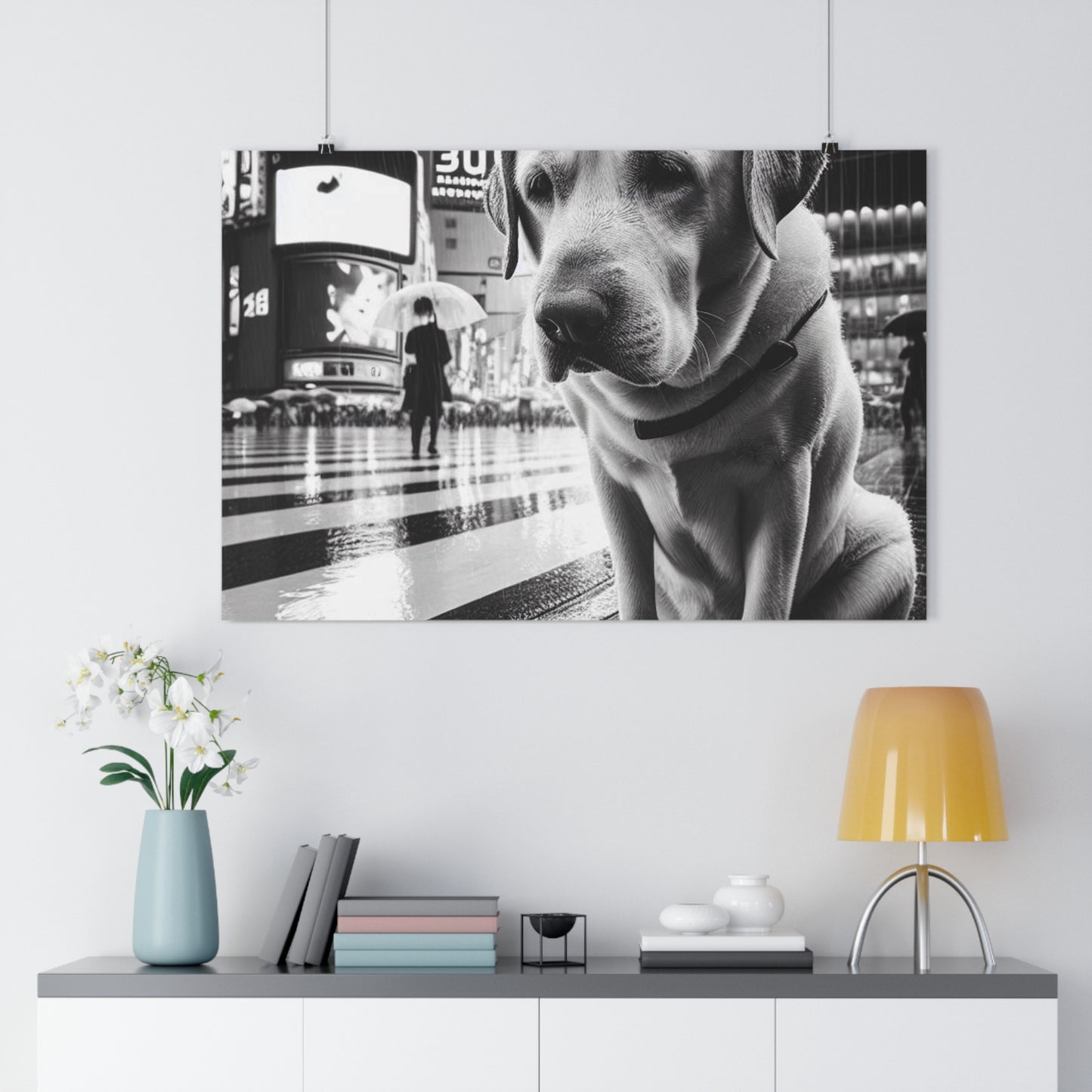 Rainy Biggies Giclée Art Print