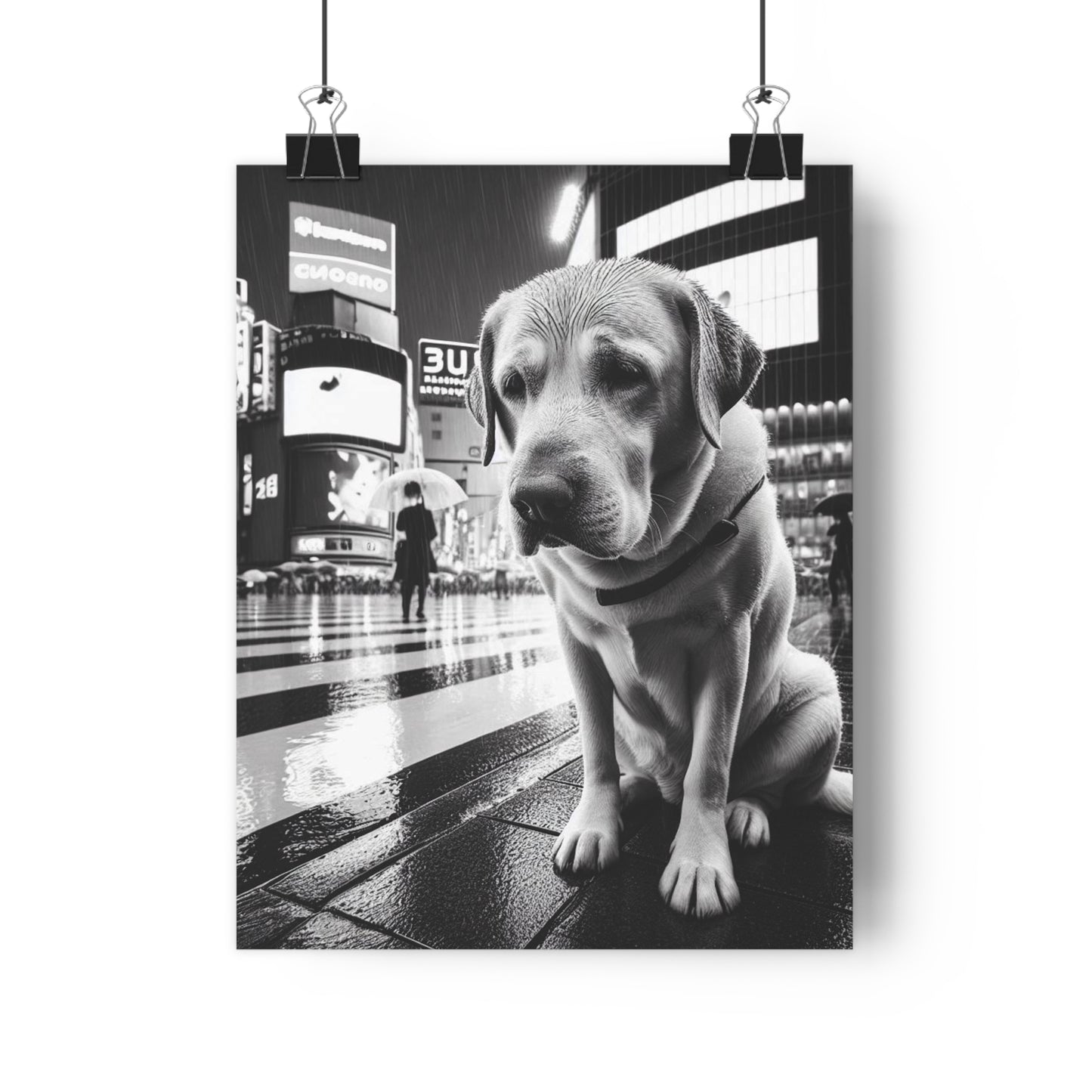 Rainy Biggies Giclée Art Print